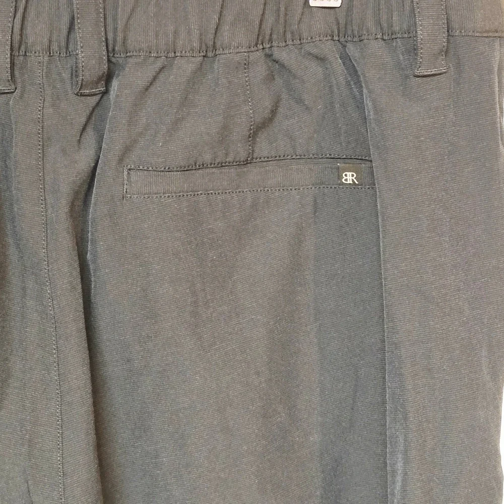 Banana Republic Mens Black Performance Shorts Size 38‎ Elastic Back Waist